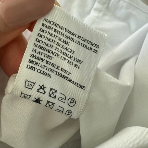 CUSTOMMADE White Ruffle Long Sleeve Cotton Jumpsuit - Picture 12 of 16